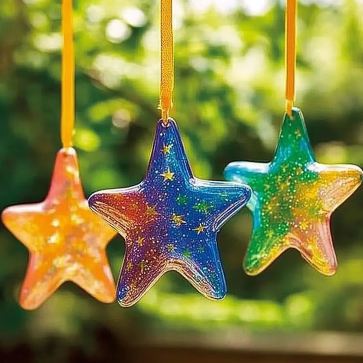 Crayon Star Sun Catchers — A Colorful DIY to Brighten Your Windows! ☀️⭐️ - Savory Splash