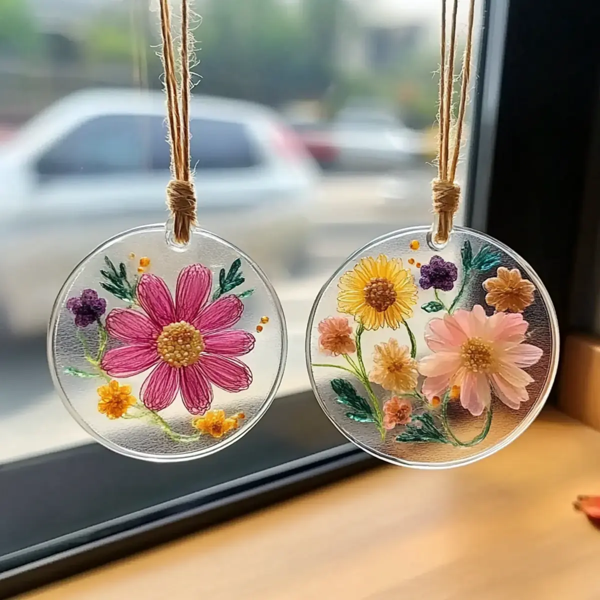 Clear Glue Flower Suncatcher Craft: A Stunning DIY Window Art for All Ages - Savory Splash