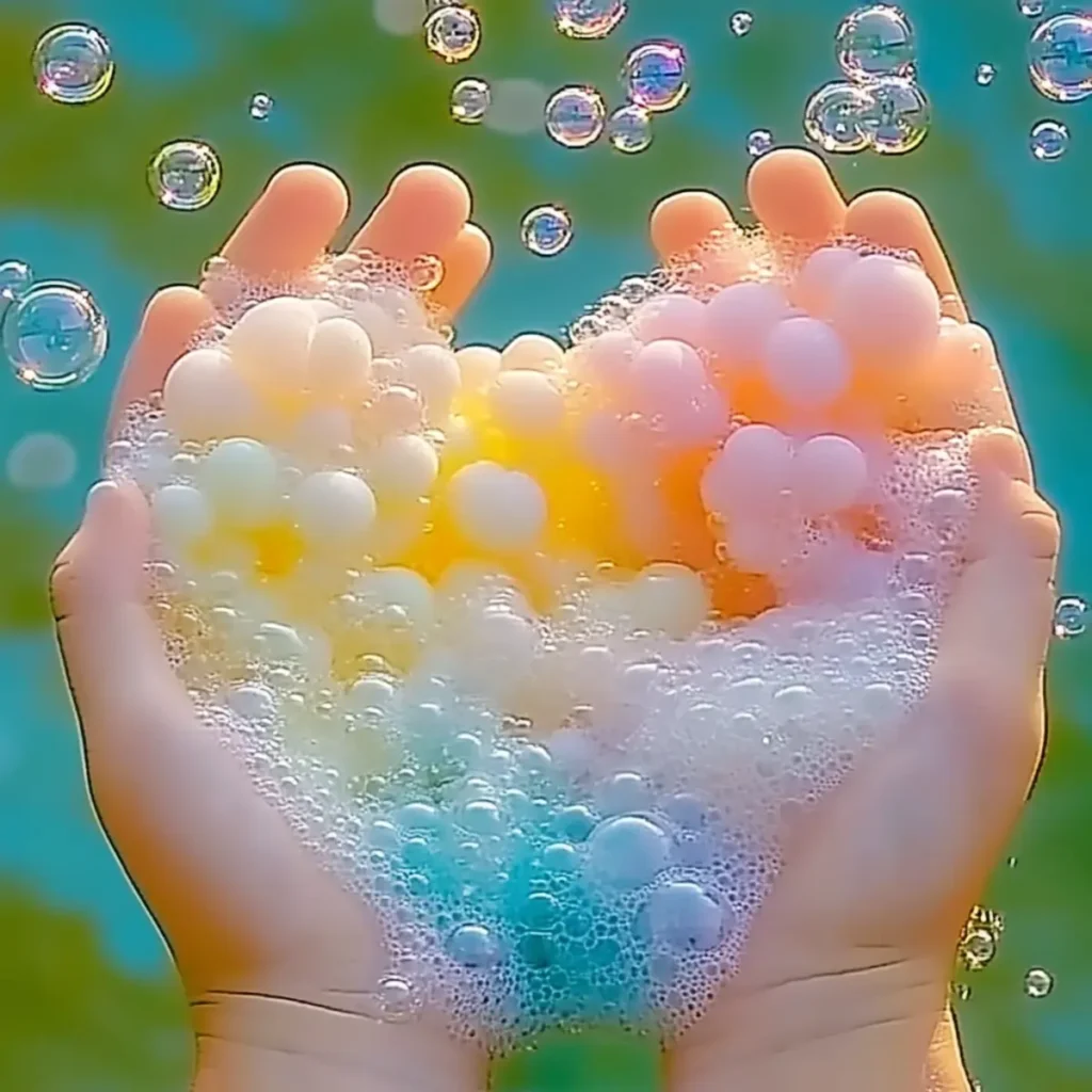 Bubble Foam Recipe for Sensory Play (Kid-Friendly & Easy) - Savory Splash