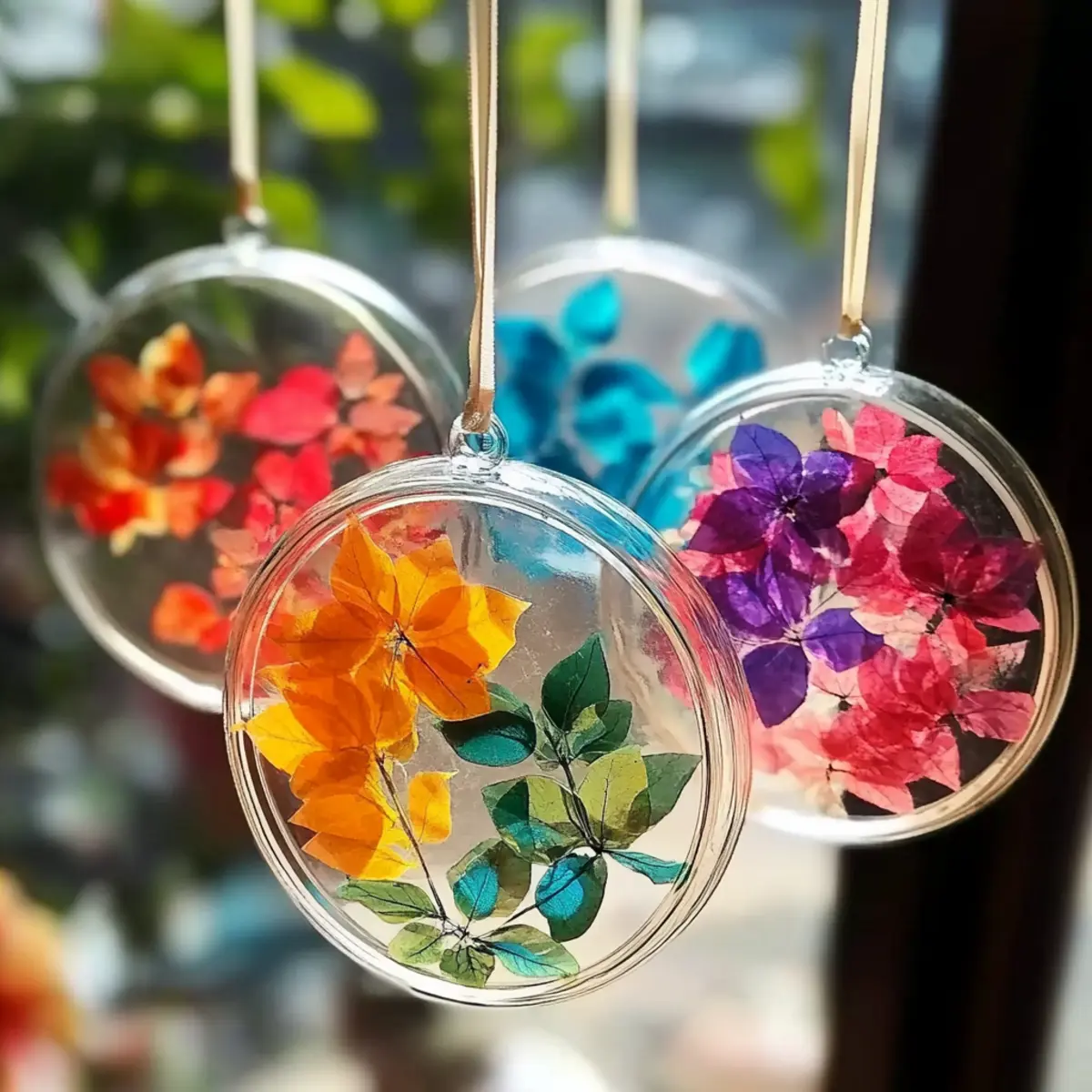 Bioplastic Suncatchers DIY - Savory Splash