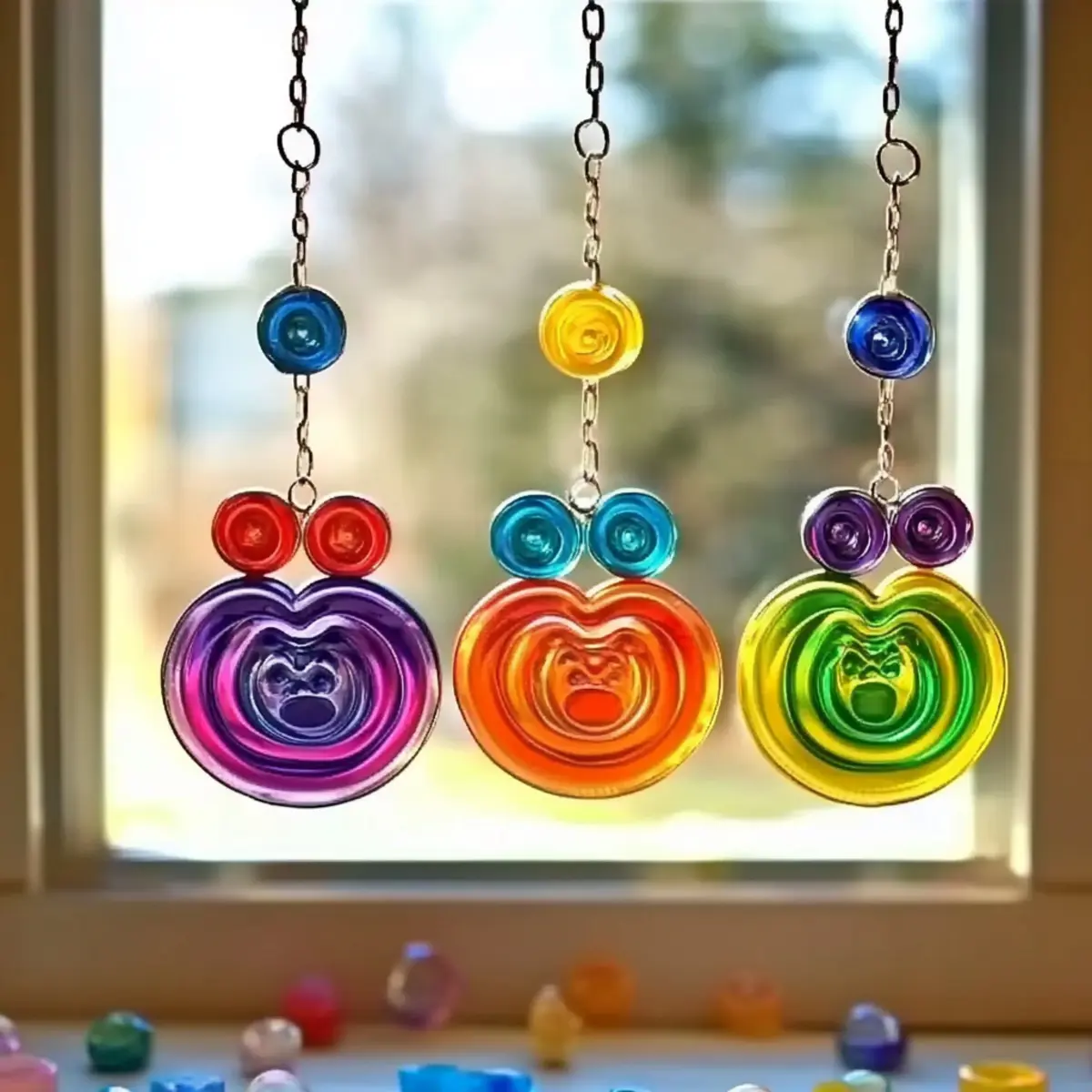 DIY Melted Bead Suncatchers: Brighten Up Your Windows with Colorful Light Art - Savory Splash