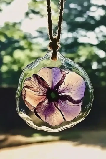 DIY Bioplastic Suncatchers – Nature-Inspired Art That Glows with Sunshine! - Savory Splash