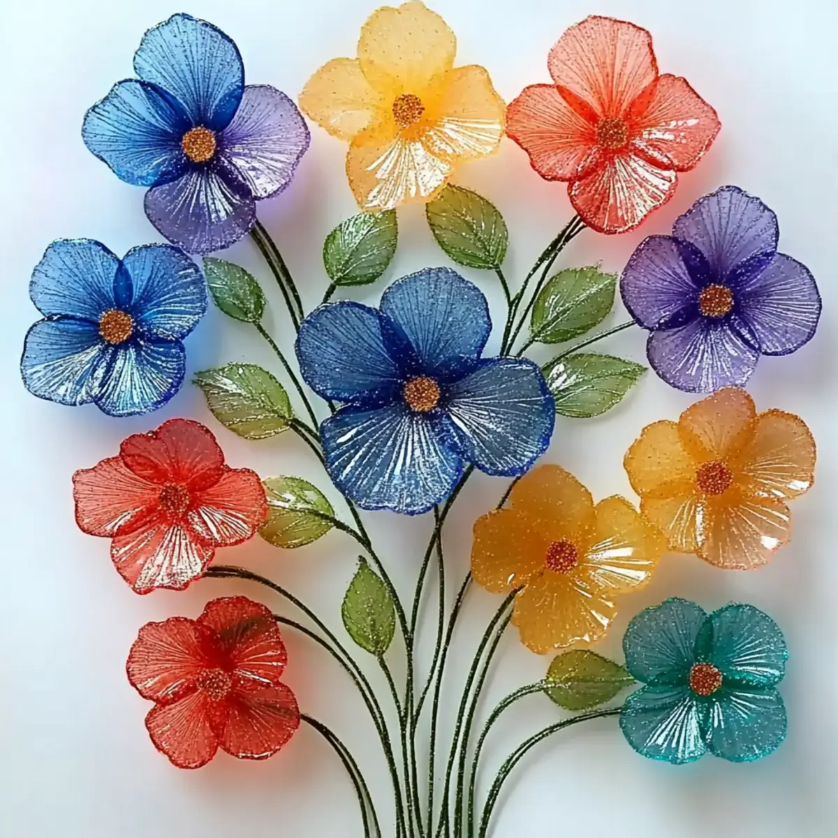DIY Flowers Salt Painting for Kids – A Magical, Mess-Free Craft to Brighten Any Day! - Savory Splash