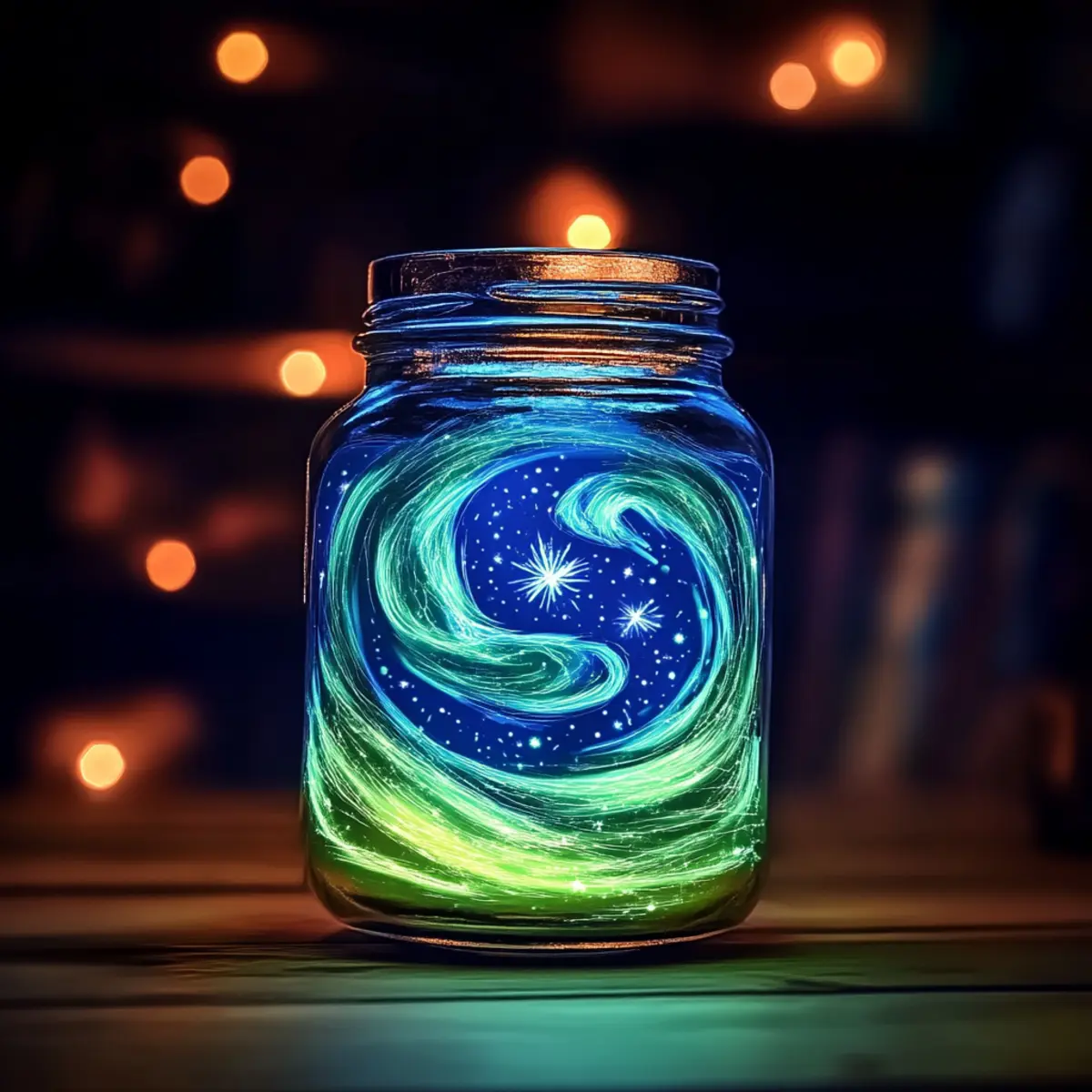 Magical GLOW-IN-THE-DARK Fireworks in a Jar for Family Fun 2