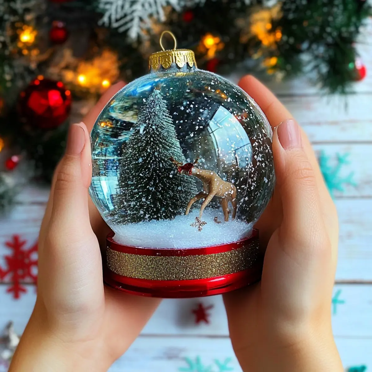 Create Magical Memories: How to Make DIY Homemade Christmas Snow Globe 1 fre41972ud9fil09rm7n
