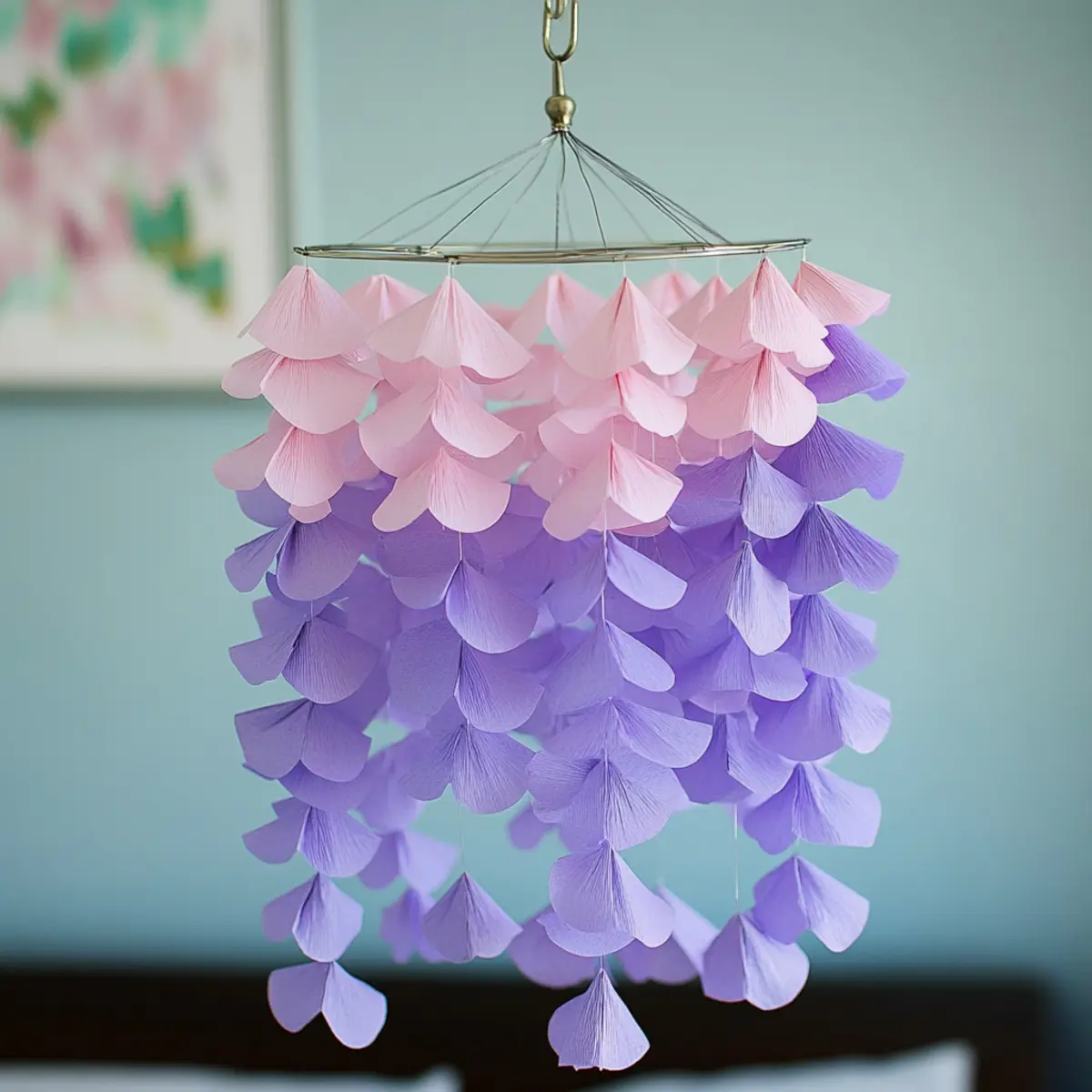 Transform Your Space: How to Make Crepe Paper Wisteria 4 How to Make Crepe Paper Wisteria