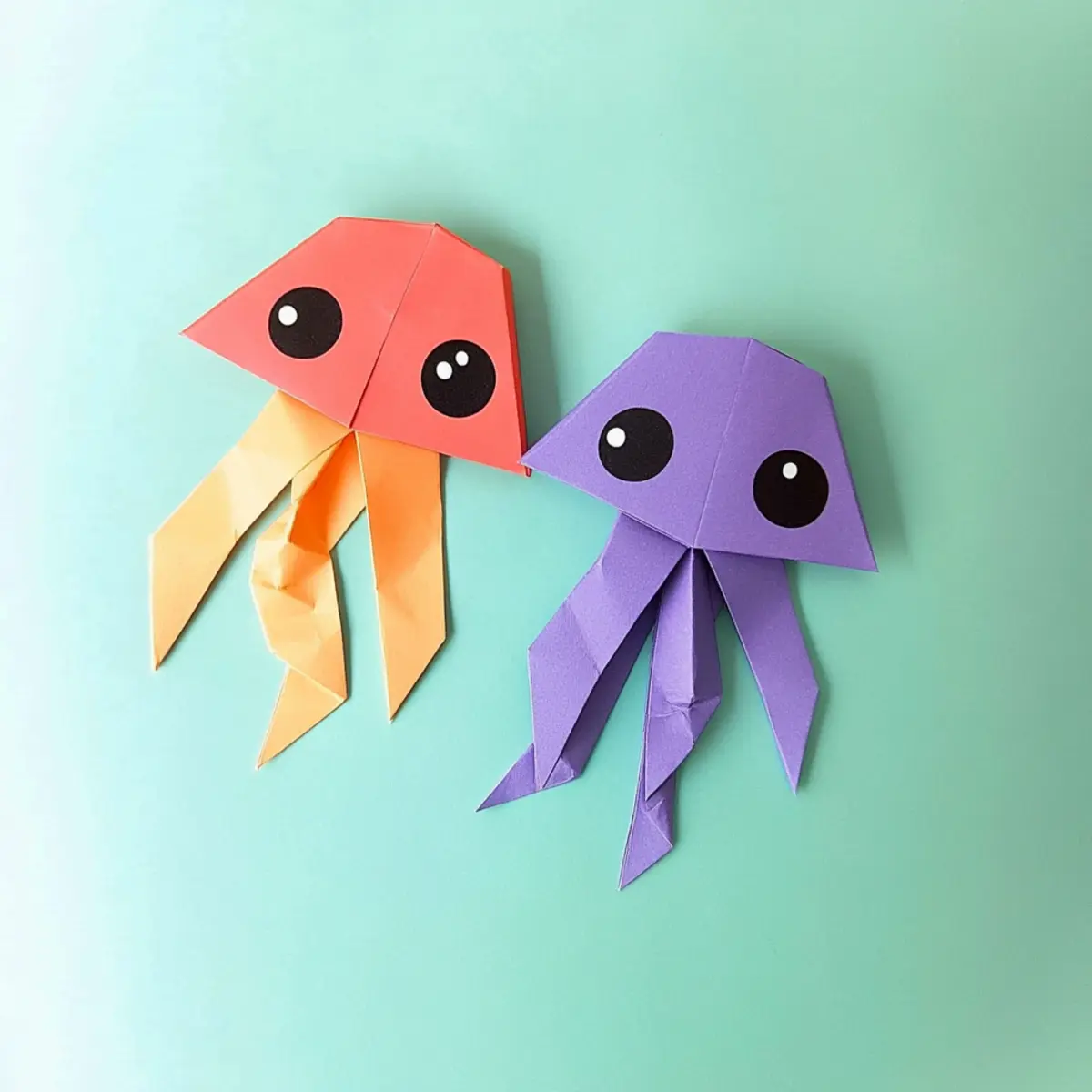 Easy Origami Jellyfish Tutorial