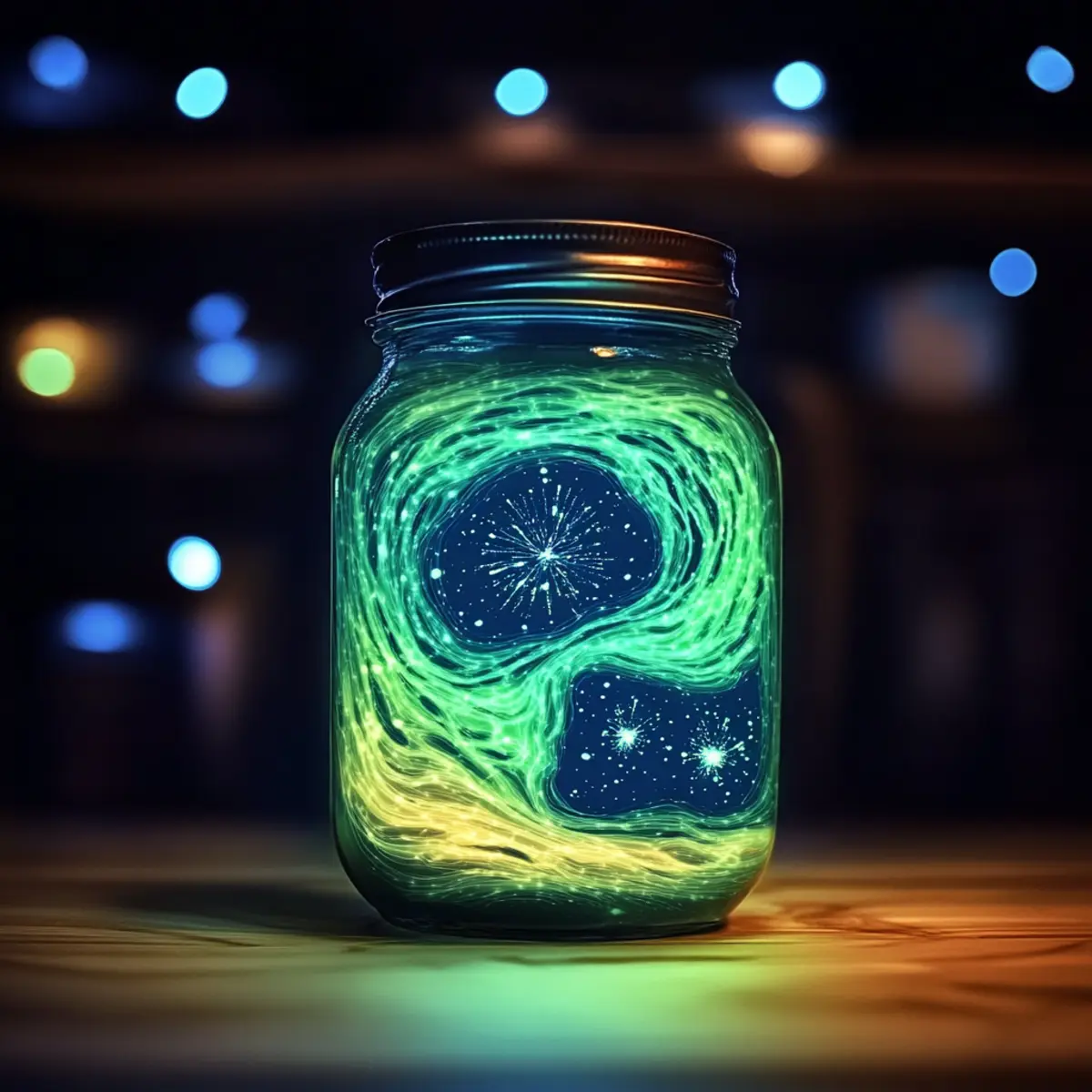 Magical GLOW-IN-THE-DARK Fireworks in a Jar for Family Fun 3