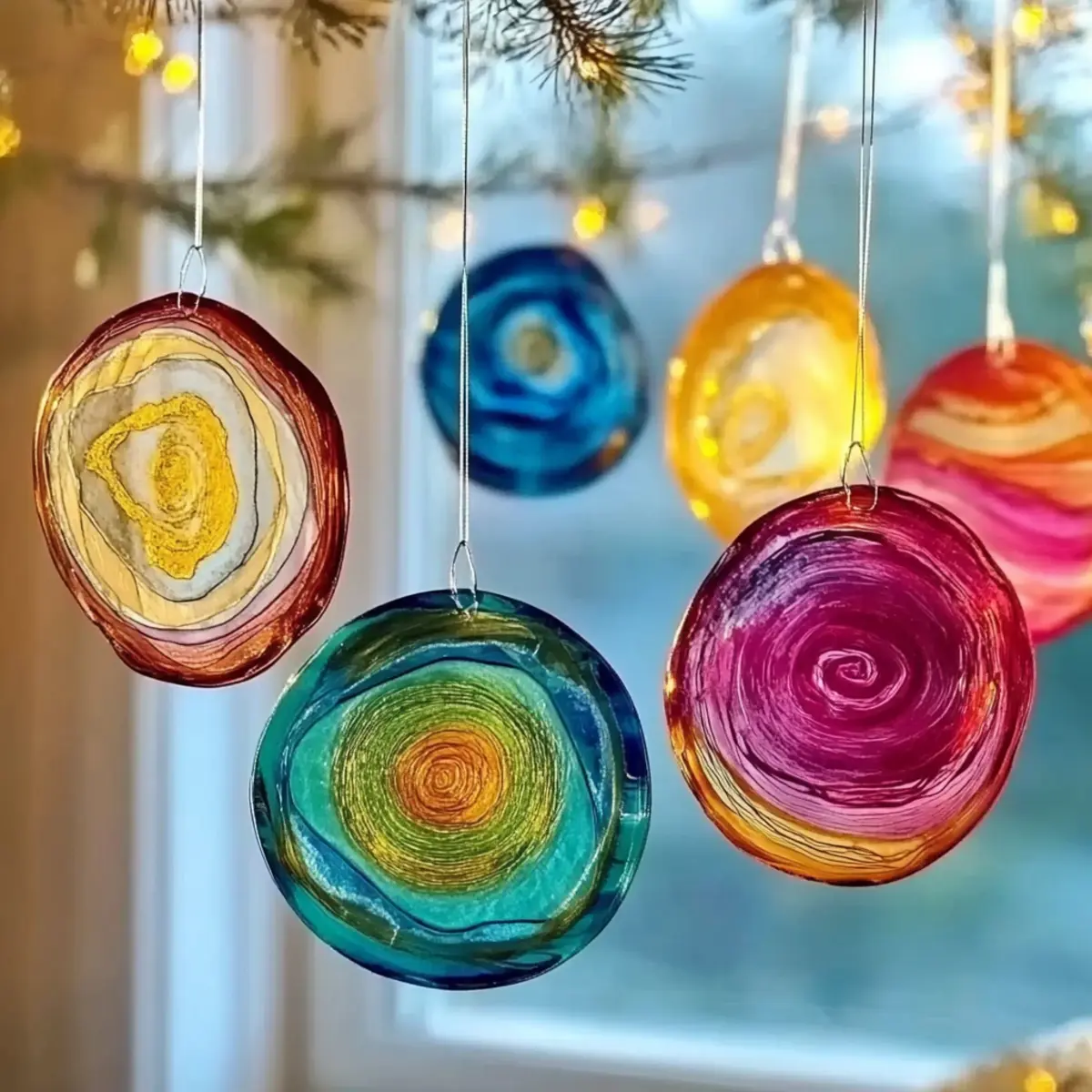 DIY Glue Suncatchers