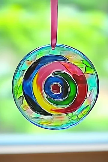 Make Beautiful Clear Glue Suncatchers With Ease