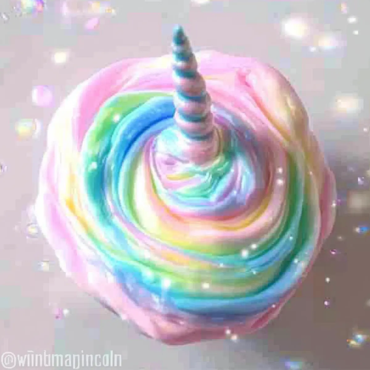 Rainbow Unicorn Fluffy Slime Recipe