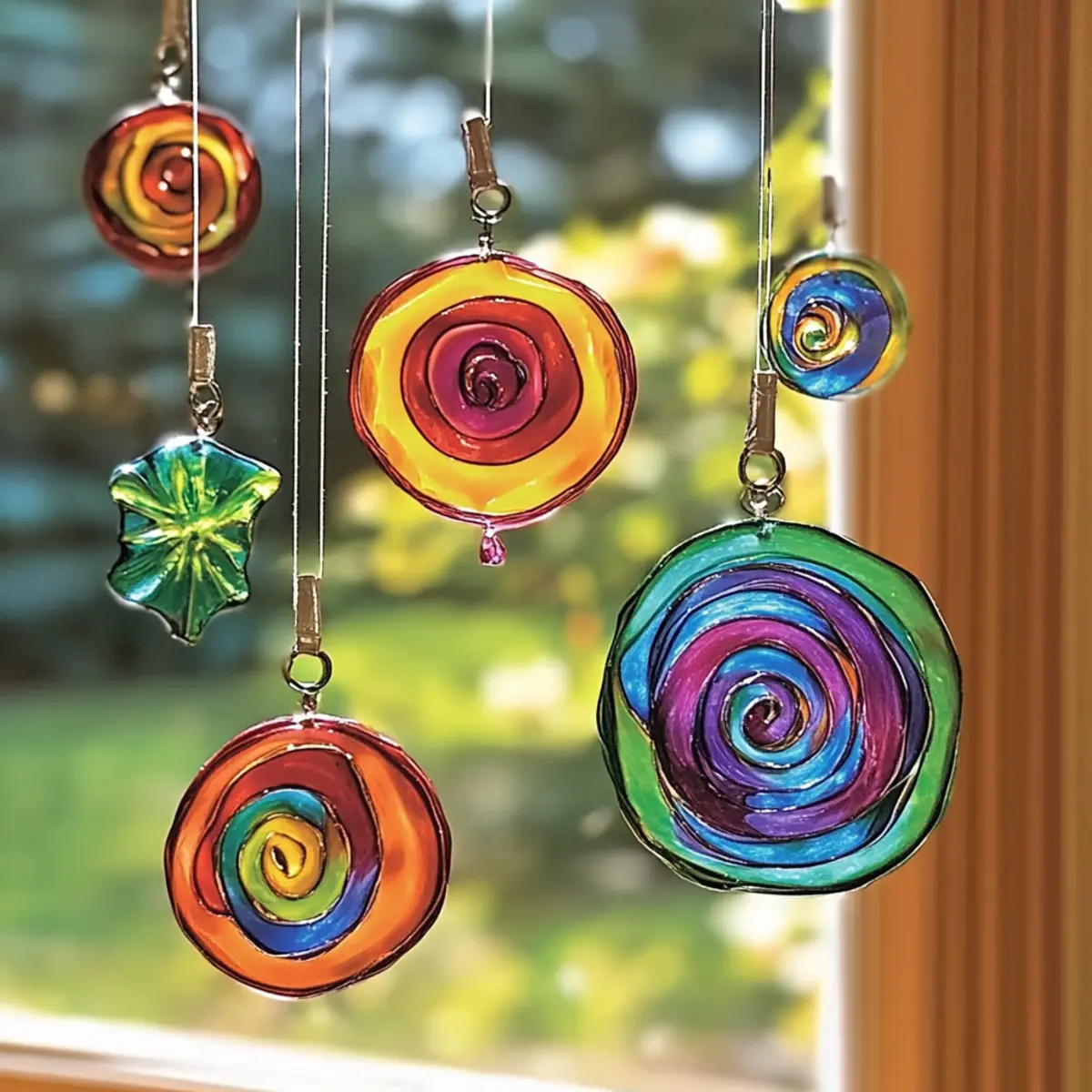 DIY Glue Suncatchers: Craft Colorful Decor Today!
