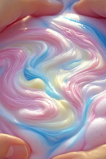 Cornstarch and Dish Soap Bubble Dough