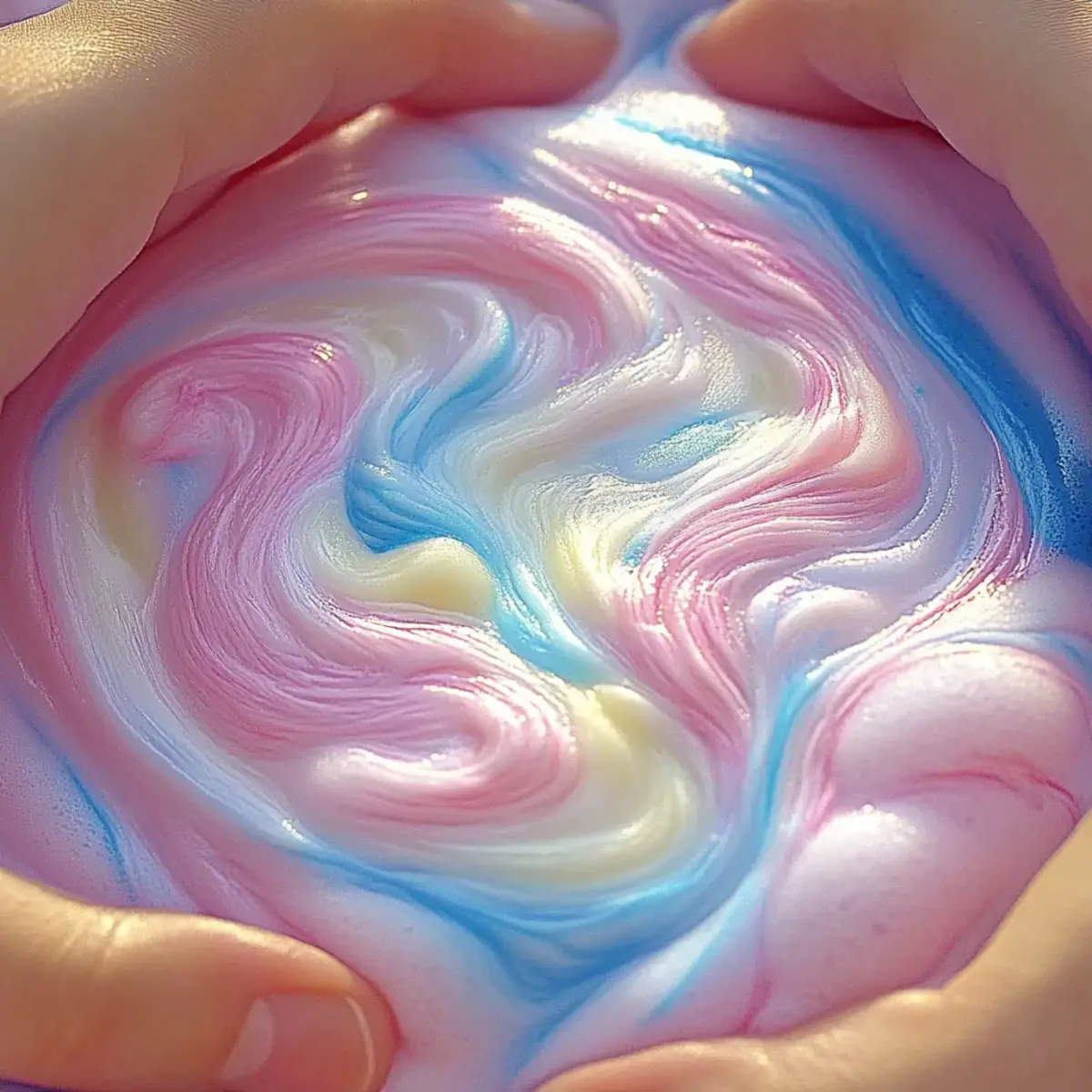 Cornstarch and Dish Soap Bubble Dough