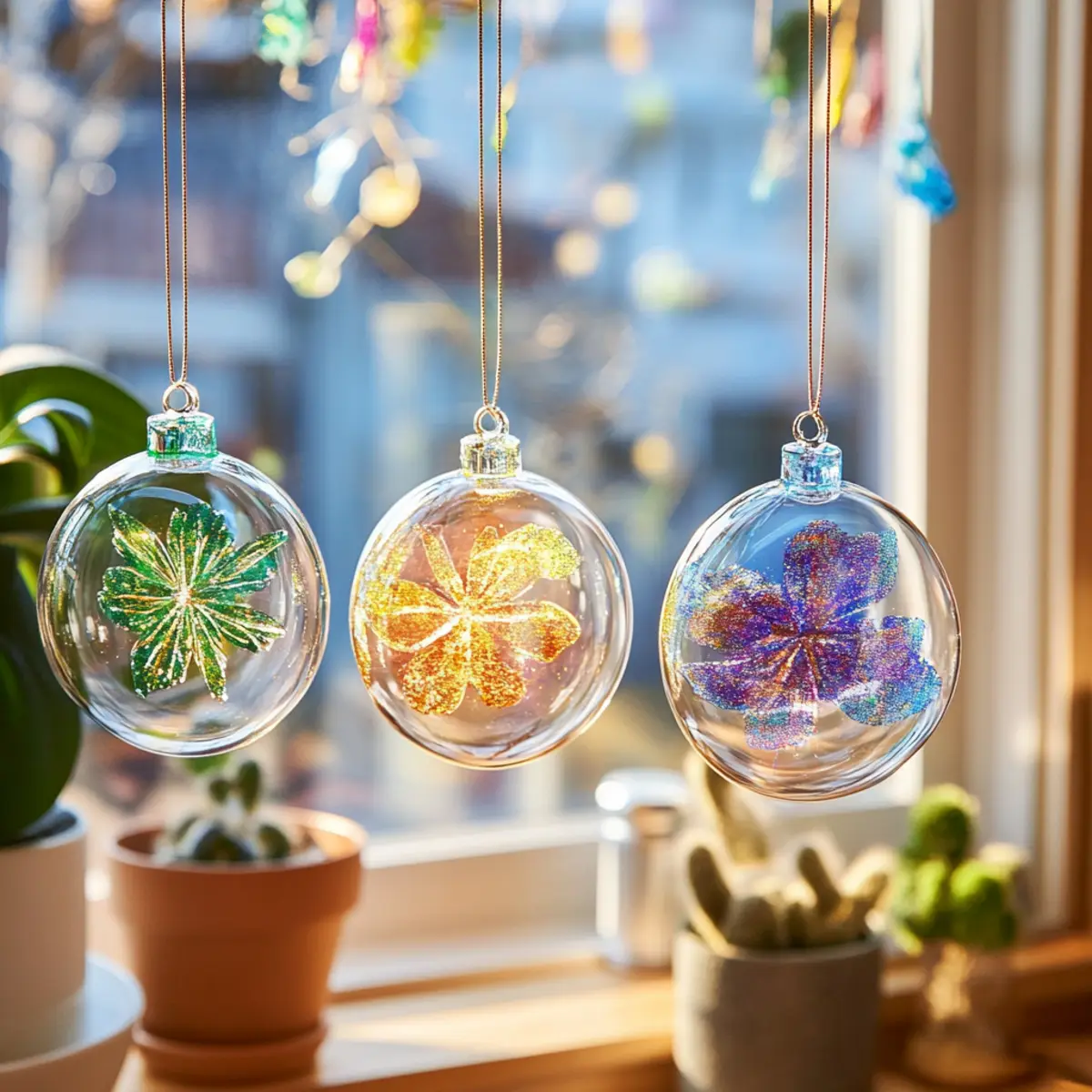 Vibrant Clear Glue Suncatcher Craft: Easy DIY Window Art Fun 2