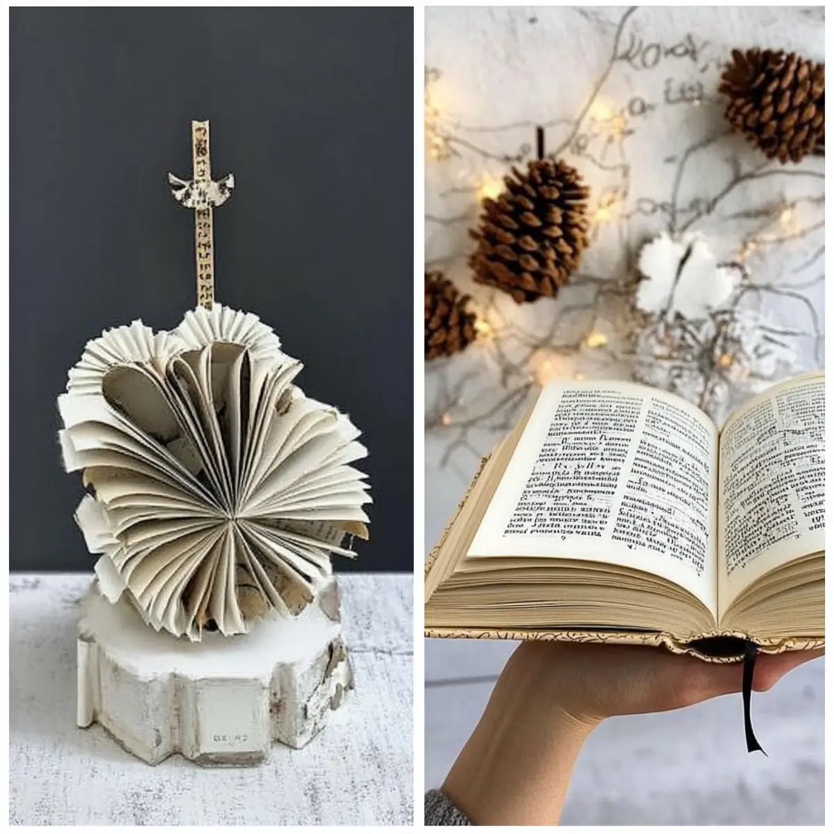 Easy Book Page Crafts For Adults With Tutorials