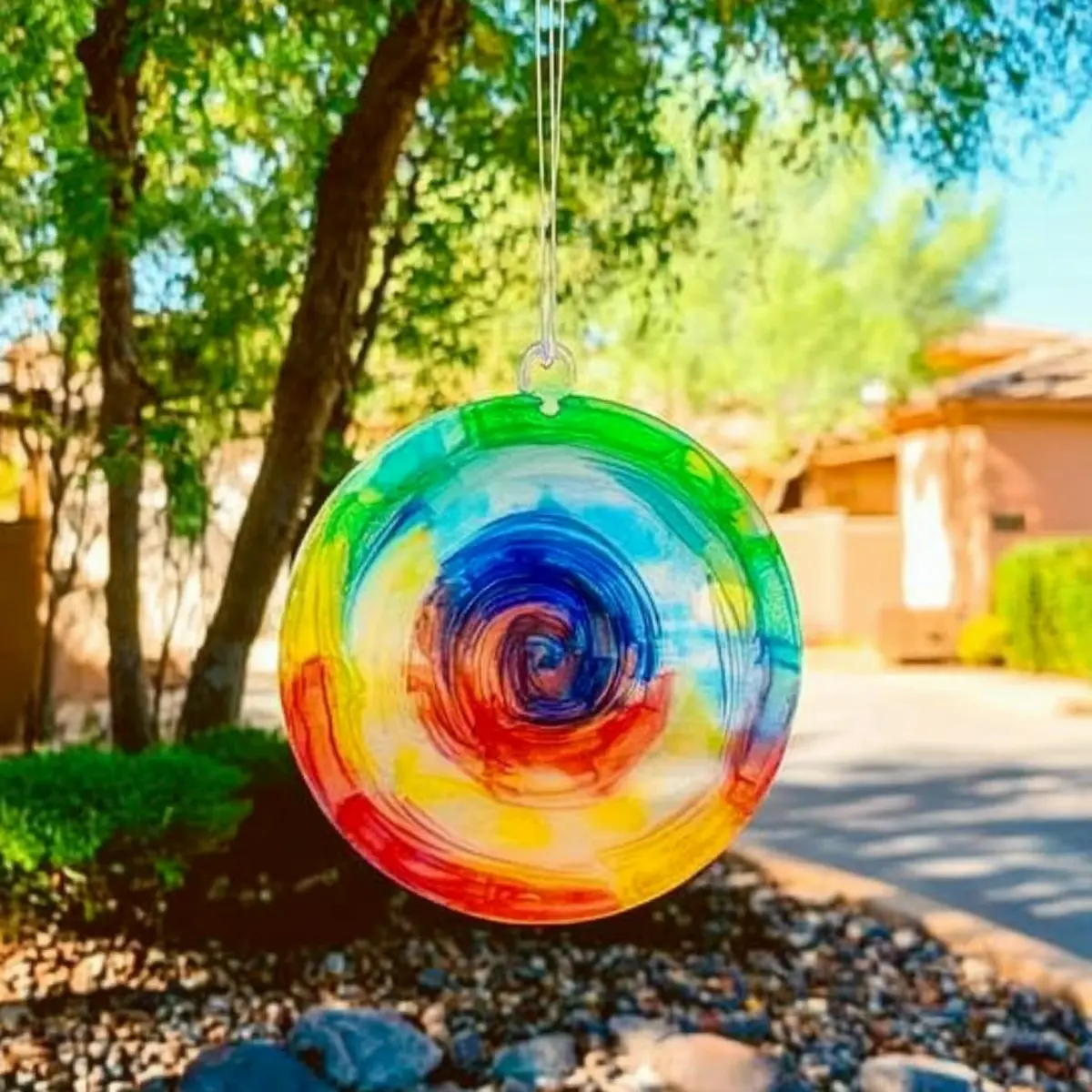 Radiant Colorful DIY Glue Suncatcher Craft for Family Fun 2