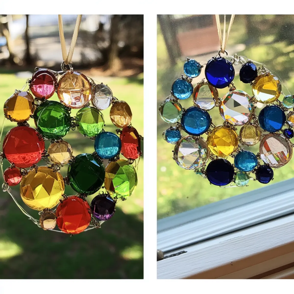 Easy Handmade DIY Suncatchers