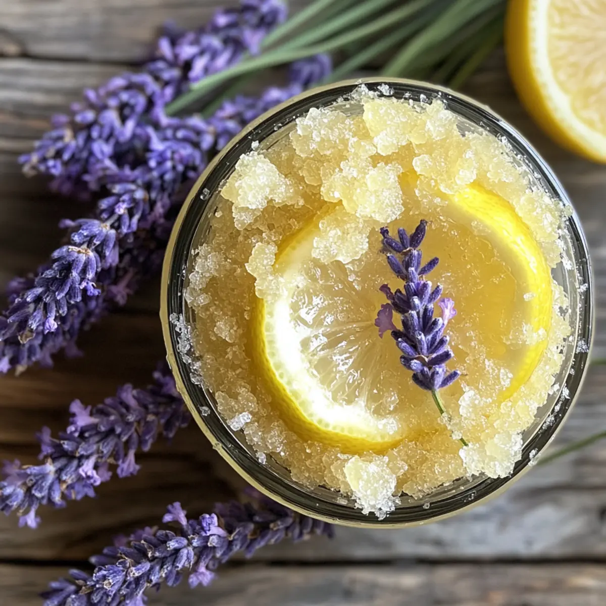 Lemon Lavender Sugar Scrub