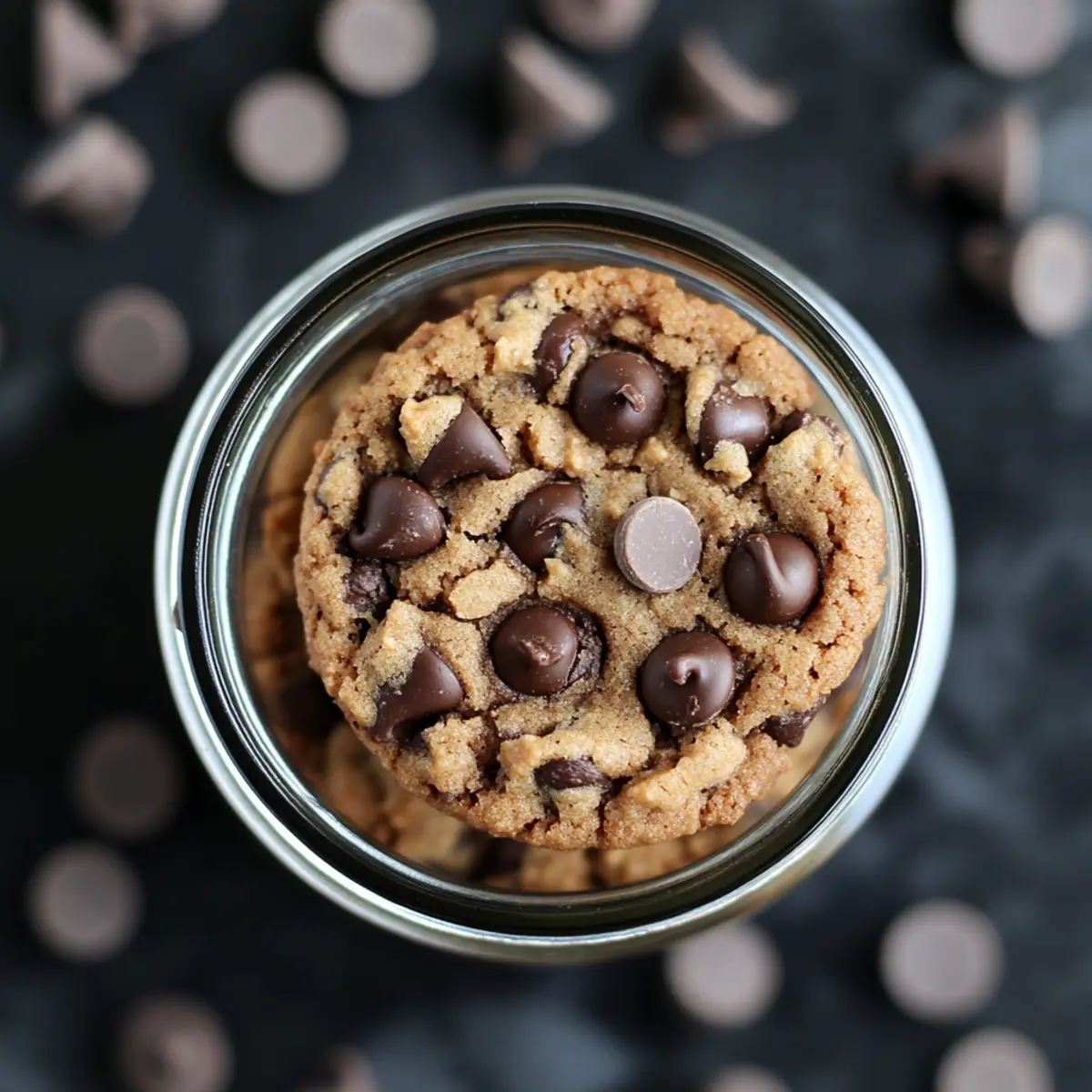Easy Chocolate Chip Cookie Mix in a Jar