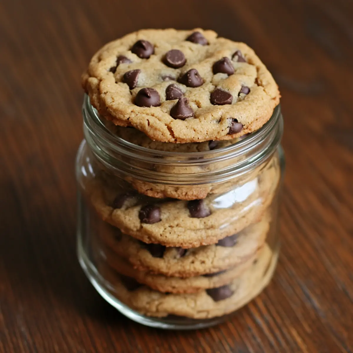 Effortless Easy Chocolate Chip Cookie Mix in a Jar Magic 3