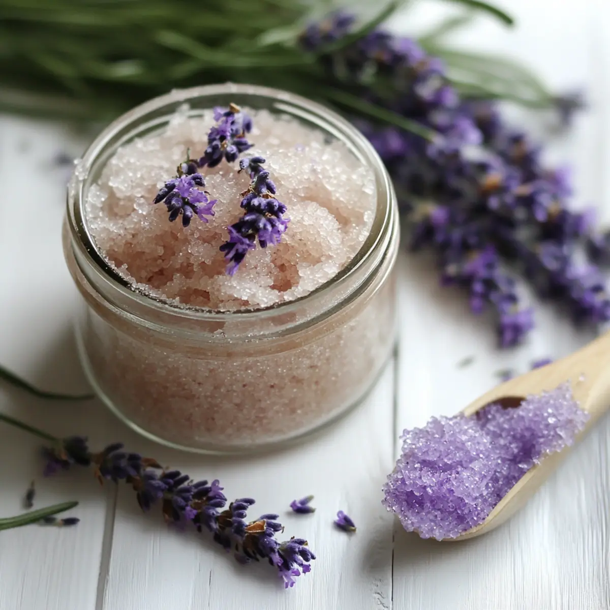DIY Lavender Sugar Scrub