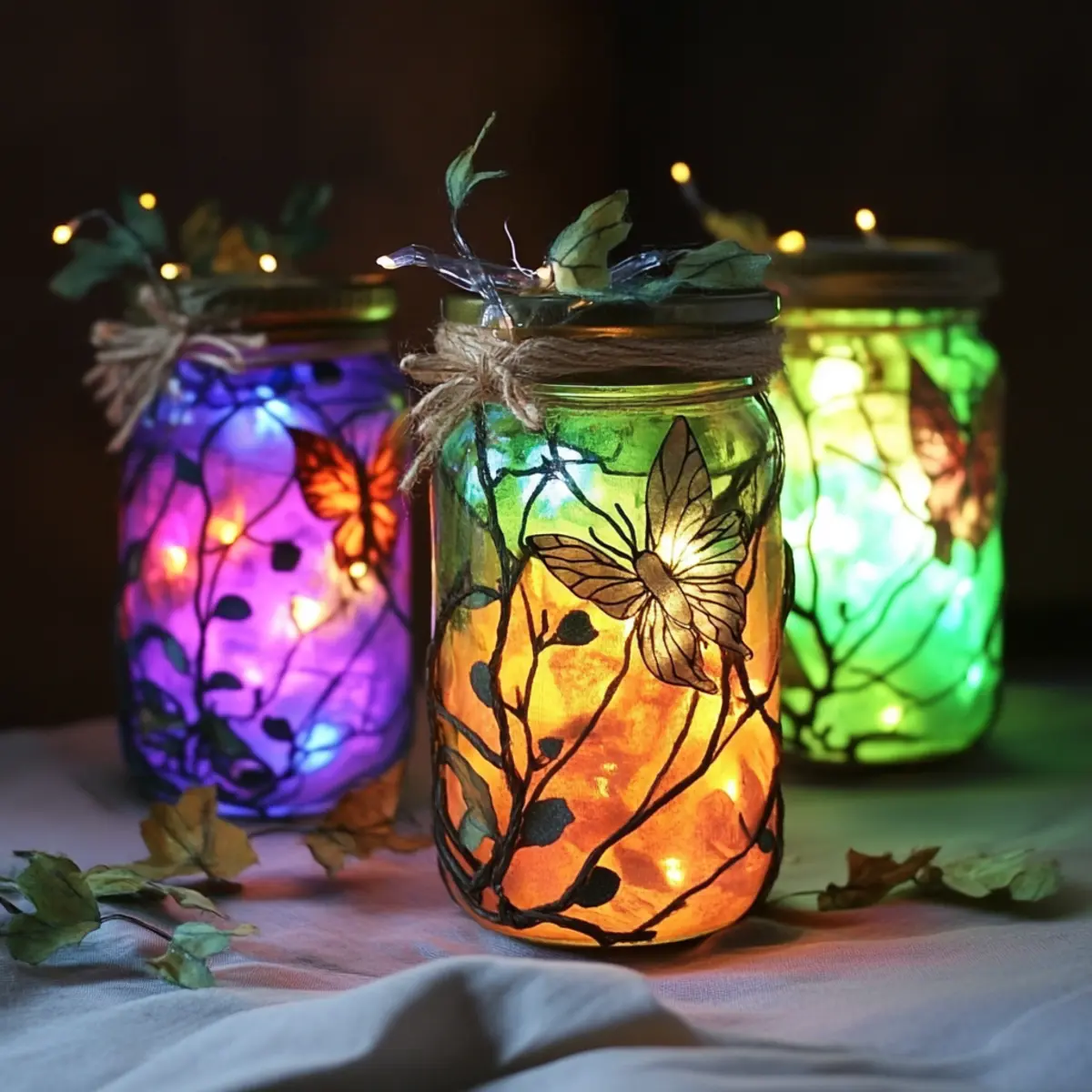 Craft Tutorial: Light Up Fairy Jars