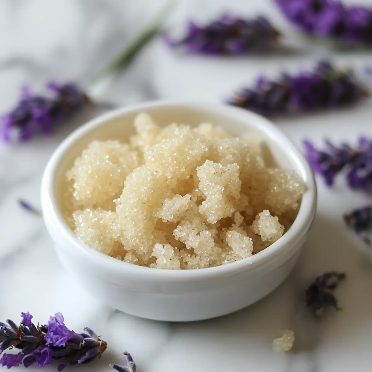 Simple Lavender Sugar Scrub Recipe