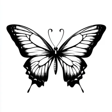 Creative Butterfly Template Rainbow Suncatchers Made Easy 1 Butterfly Template