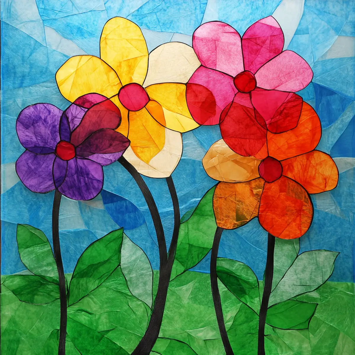 Create Colorful Tissue Paper Stained Glass Flower Craft Today 3 rtrnoskcdsaurm8q0pn5