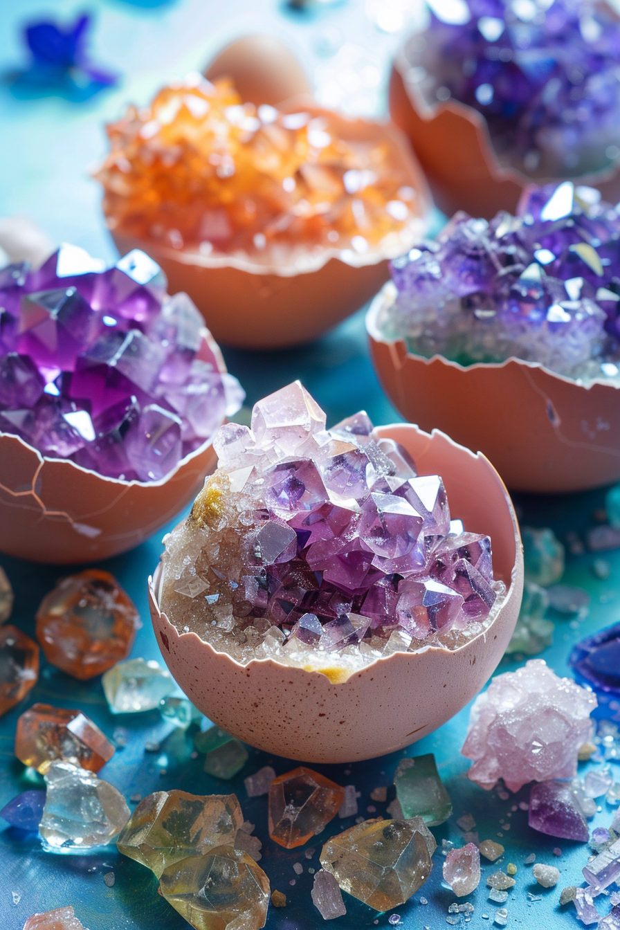 Magical Geodes in Eggshells: A Sparkling DIY Crystal Craft for Kids 1 image 4