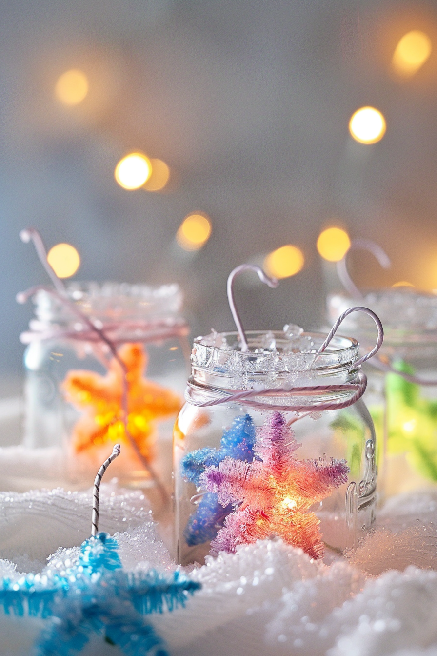 How to Make Crystal Stars: Easy Borax Crystal Ornaments for Kids 3 image 9