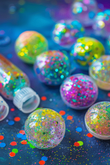 u3929625643 Colorful homemade glitter bouncy balls on a craft cf03199c 5ff0 4c79 b470 5e8328ff1c08 0