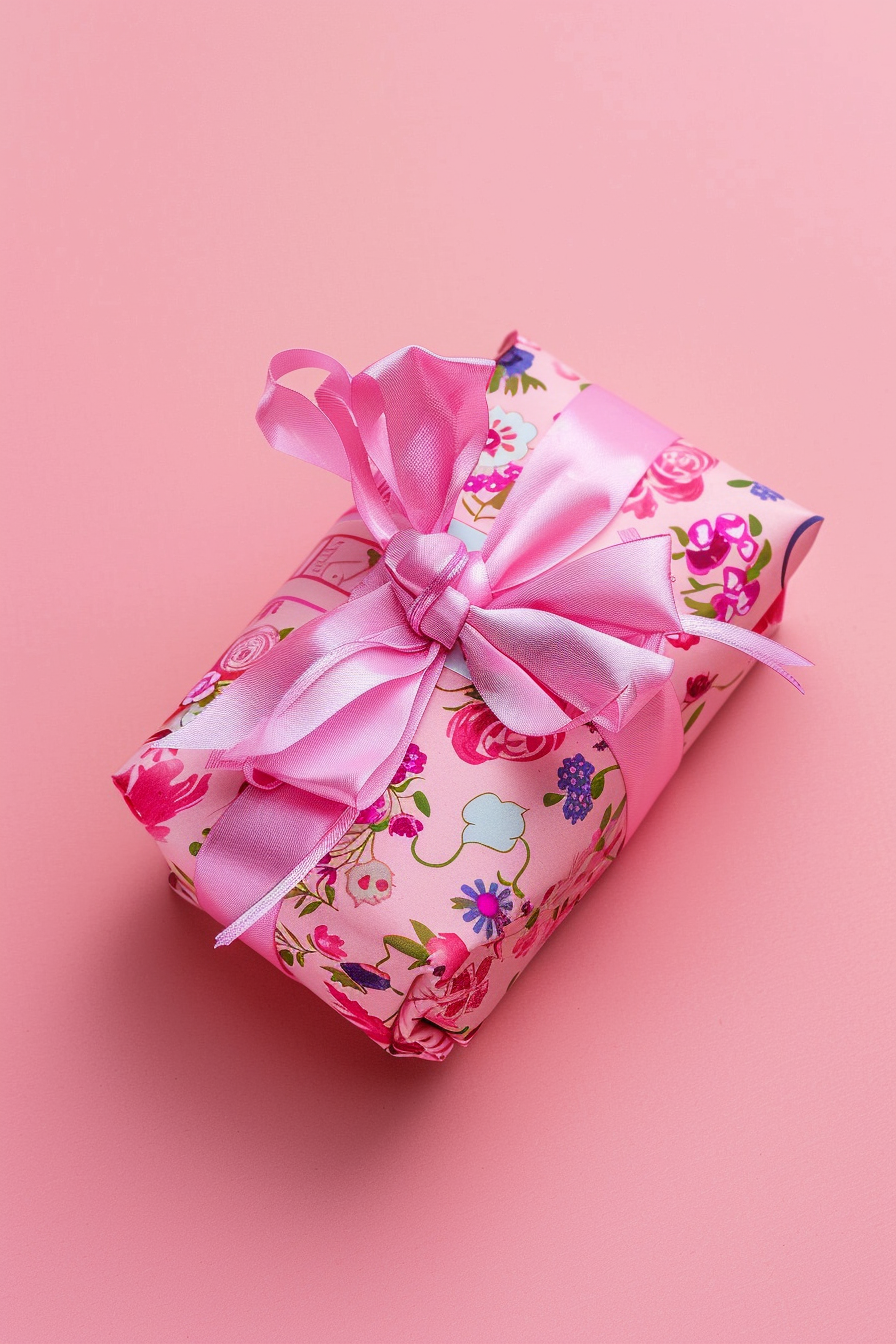u3929625643 Handmade candy shaped gift box wrapped in pink fl 24faf472 694b 4976 b055 ee0d7ba7a064 0