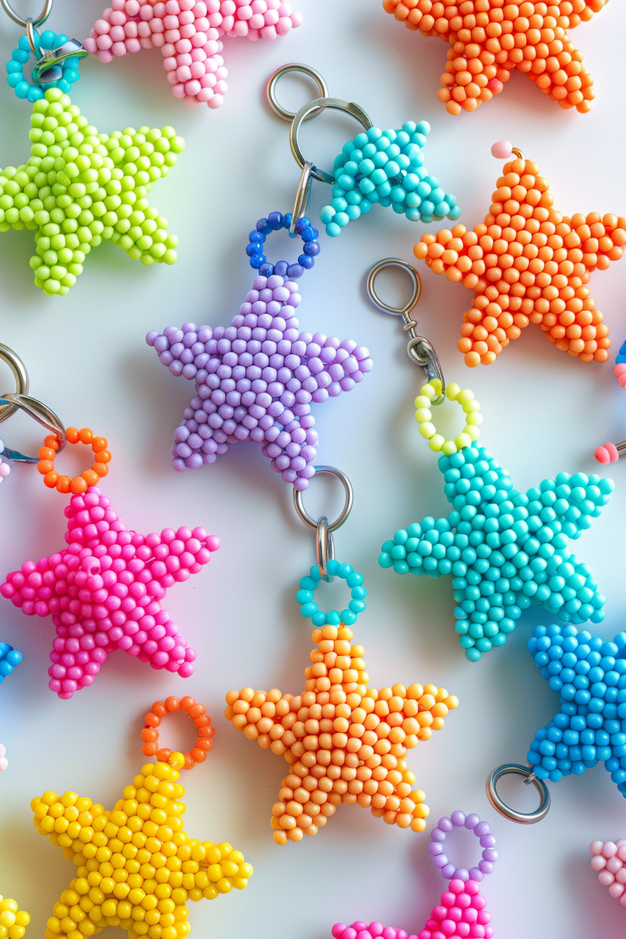 u3929625643 Midjourney Prompt colorful kandi star keychains m dfe50f94 280e 4c4b 9c0a 25e96f346f5a 0