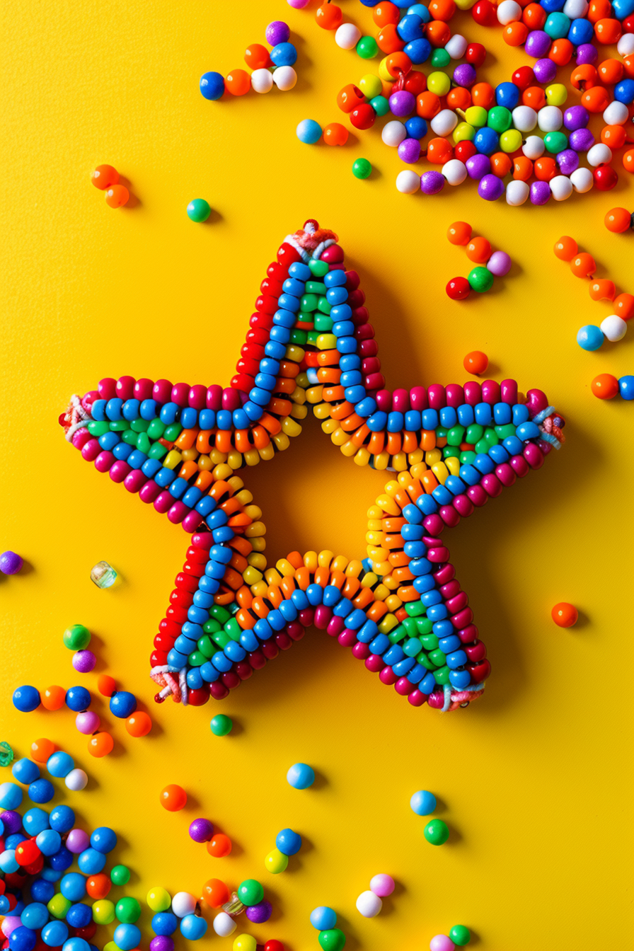 u3929625643 Colorful five point kandi star made from vibrant 2b3d82e2 d117 436b bd44 bb51ffdc9691 1