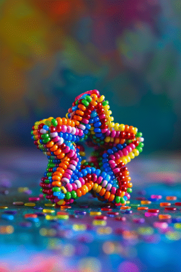 u3929625643 Colorful five point kandi star made from vibrant 2b3d82e2 d117 436b bd44 bb51ffdc9691 2