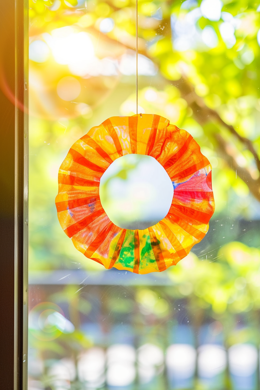 Make a Sun Catcher With a Plate 1 u3929625643 Colorful paper plate sun catcher craft hanging in adbdadca 4e80 4e50 942f 7af325293a7d 3