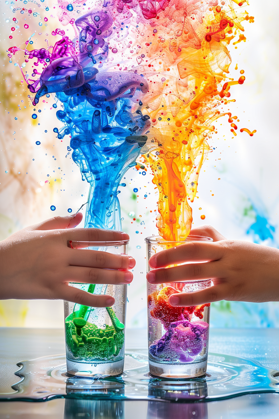 u3929625643 Grow a Rainbow Experiment with colorful marker in 0f0e9cd1 16dd 46dc 97f0 92767531986d 0