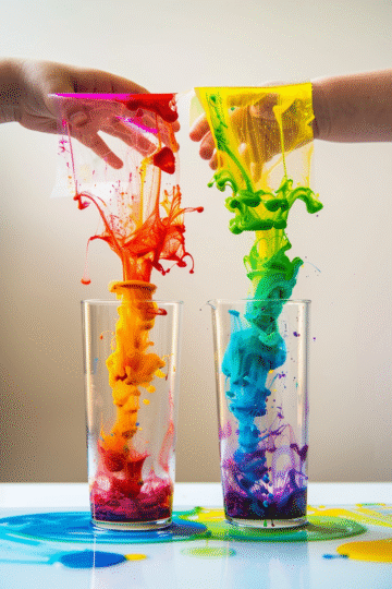 u3929625643 Grow a Rainbow Experiment with colorful marker in 0f0e9cd1 16dd 46dc 97f0 92767531986d 2