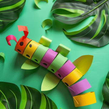 u3929625643 colorful moving caterpillar craft made from paper ec7cb060 7b44 4bbe 9dbb 6fb66ae000fa 2